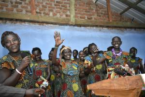Ladies of Baskets and Beads Celebrating and Sharing at the Women's Leadership and Entrepreneur Conference in Kenya