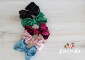 big bows on clips - fall bows for baby girls