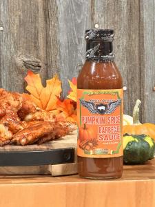 Pumpkin Spice BBQ Sauce by Croix Valley Foods – a seasonal, gluten-free, limited-edition BBQ sauce combining pumpkin, clove, cinnamon, and smoky barbecue flavors.