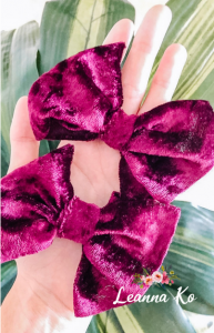 big bows on clips - fall bows for baby girls