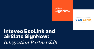 Inteveo EcoLink and airSlate SignNow
