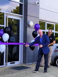 Bell Integration Founder, Alastair Bell, doing the honours at our newest office opening in Portsmouth