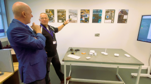 Nigel Harley speaking about IoT solutions development with Alastair Bell