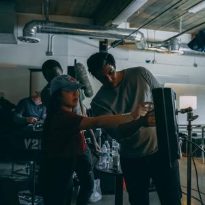 Sharma on the set of Cigarettes in December