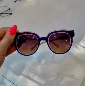 Oculus Eyecare has a unique collection of high-end eyewear, including colorful and chic frames from Caroline Abram.