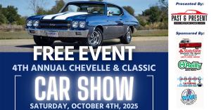 Oct 4th Flyer for 4th Annual Classic Car Show