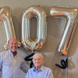 Ignacio “Don Nacho” Saavedra Celebrates 107th Birthday Surrounded by Five Generations