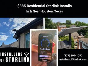 $385 Residential Starlink Installation Services in Houston, TX - (877) 309-1050