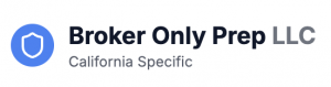Broker Only Prep LLC company logo for California Real Estate Broker Exam Prep webinars