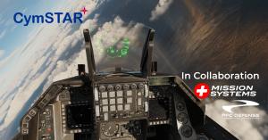 Virtual F-16 cockpit inside the CymLITE-MCS environment, delivering immersive training for the U.S. Air Force Test Pilot School