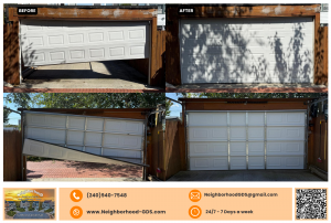 16x7 White None Insulated Garage Door