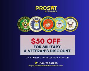 Starlink Installation Discount for Veterans