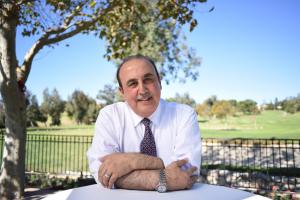 Asaad with rolled up sleeves is ready to do the work