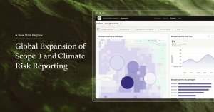 Asset showing the drought severity module of Regrow's Sustainability Insights platform