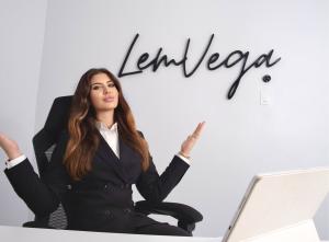 Founder and CEO, Caroline Farah Lembck in LemVega’s New Office