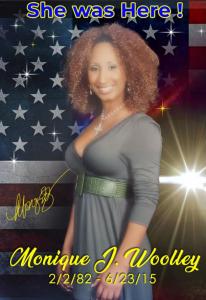 In her memory, her mother, Amour Delus, founded the Monique Woolley Foundation and launched the #WhenFeelingBlueThinkYellow (#WFBTY) movement.