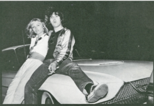 Clem and Debbie in front of CBGB Circa 1974-1975