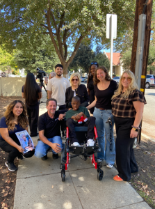 Xavier Young, the young Altadena teen joined by the wonderful Pasadena community, LATLC and ECF celebrating him getting his new, specialized wheelchair
