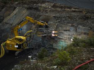 EarthGrid's Plasma Excavation System (PES) in action, in Norway.