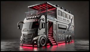 Costa’s design expertise extends into hospitality, including Buns N Roses LA, a striking two-story fine-dining restaurant on wheels created with her son, Chef Adriano — merging culinary innovation with bold, rock-and-roll design.