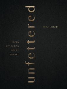 Front cover of Unfettered by Dr. Bomi Joseph, an internationally bestselling health and longevity book.