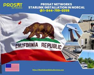 ProSat Networks Starlink Installation in NorCal 1-844-799-0258