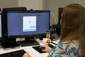Community Association Manager using Stamp to Scan software