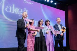 Tu Pham, Founder and Chief Executive Officer of Prep Edu, along with the Team
