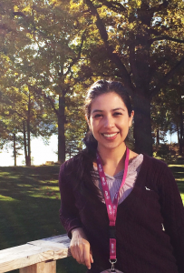 Angeles Galindo Feria, MD, PhD, recipient of TMA's inagural Meredith C. Thomas Memorial Fellowship grant