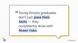 Young Drivers graduates don't just pass their tests - they drive consistently with fewer risks.