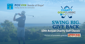 PCV|Seeds of Hope Charity Golf Classic. Man Swing Golf Club for Tenth Annual Event.