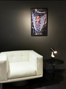 Grace Jones by Rose Hartman presented by The Selects Gallery at the Minotti showroom in New York City