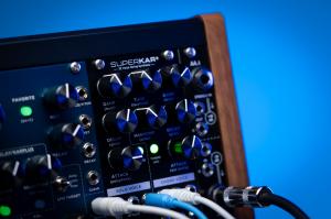Photograph of SuperKar+ mounted in a Eurorack case