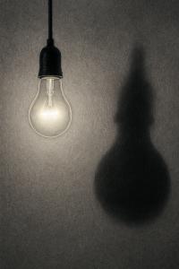 Light Bulb with Shadow