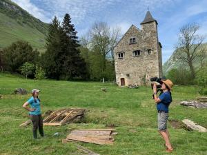Filming for Chateau DIY