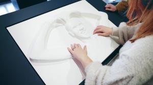 Tactile Art for the blind Mo Farah