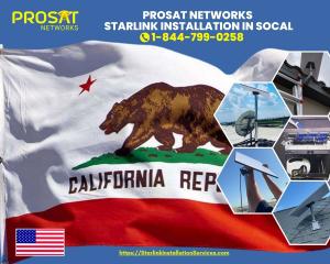 Starlink Installation in California by ProSat Networks 1-844-799-0258
