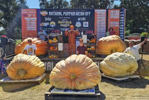 National Pumpkin Weigh Off 2025 Top 5 Winners