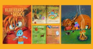 Blue Hears a Moo! Sneak Peak Inside the New Children's Picture Book