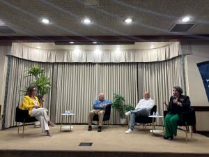 Business owners telling its story