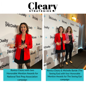 Cleary Strategies and Ragan PR Daily Awards