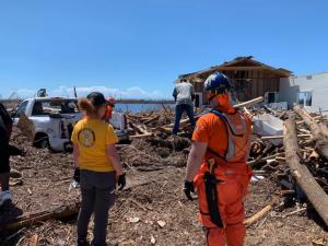  The Volunteer Ministers are here for the long haul to help the island recover.