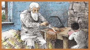 Illustration from The Cobbler's Bridge