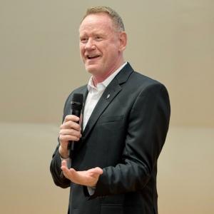 Dr. Ken Corbit addressing students at the TCU Neeley School of Business
