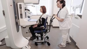 VELA Mammography Chair for precise patient positioning for mammograms