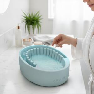 Arauris Pure ice facial bowl on a countertop
