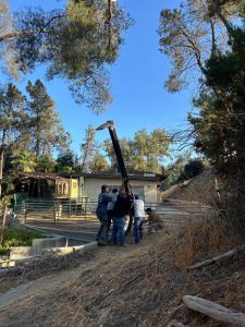 Intellifos Hub being installed at Dexter County Park