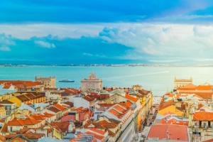 A view of Lisbon from above