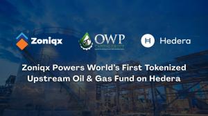 Zoniqx Powers World’s First Tokenized Upstream Oil & Gas Fund on Hedera