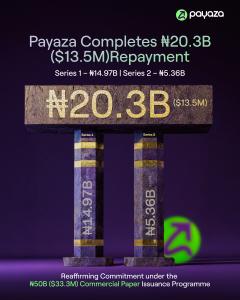PAYAZA CP- Payaza Completes Payment